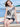 Printed Linen Blend Blouse With Back Button Detail - Leaflet