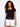 This black crochet top features a stylish button-down front, offering a chic look for any occasion by Charlie B.