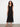 Elegant black crochet maxi dress featuring a lined design for added comfort and style by Charlie B.