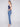 Charlie B Bootcut Jeans with Asymmetrical Hem - Medium Blue - Image 7