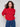 Relaxed fit crimson sweater with stylish balloon sleeves, offering comfort and chic style by Charlie B.