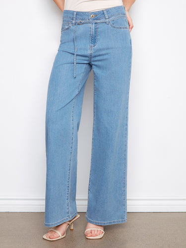 Crafted in a long length, these jeans provide an elegant silhouette perfect for pairing with heels. By Charlie B.