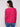 Stylish long-sleeve boat neck sweater in heather hibiscus with unique side button details for a chic look by Charlie B.