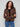 Stylish long-sleeve cardigan in brown and black, complete with a cozy plushy feel by Charlie B.