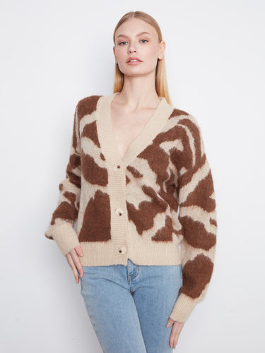 Chic drop shoulder design enhances the relaxed fit of this stylish cardigan by Charlie B.