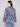 Floral jacquard navy sweater with relaxed dolman sleeves for effortless style and comfort by Charlie B.