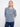 Blue haze crochet sweater featuring a relaxed fit and intricate pattern for a chic look by Charlie B.