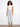 Light blue jeans with a flared leg and frayed details, featuring a regular rise and stretch denim for comfort by Charlie B.