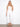 White cropped flare twill pants with a regular rise, featuring stylish patch pockets and stretch fabric by Charlie B.
