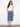 Denim palazzo jeans with a floral pattern, featuring slash pockets for a touch of practicality by Charlie B.