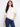 White cotton knit top with applique embroidery and raglan sleeves, perfect for a casual look by Charlie B.