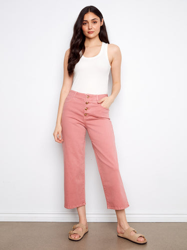 Featuring a straight fit, these stylish pants offer a flattering silhouette. Perfect for casual outings or dressy occasions. By Charlie B.