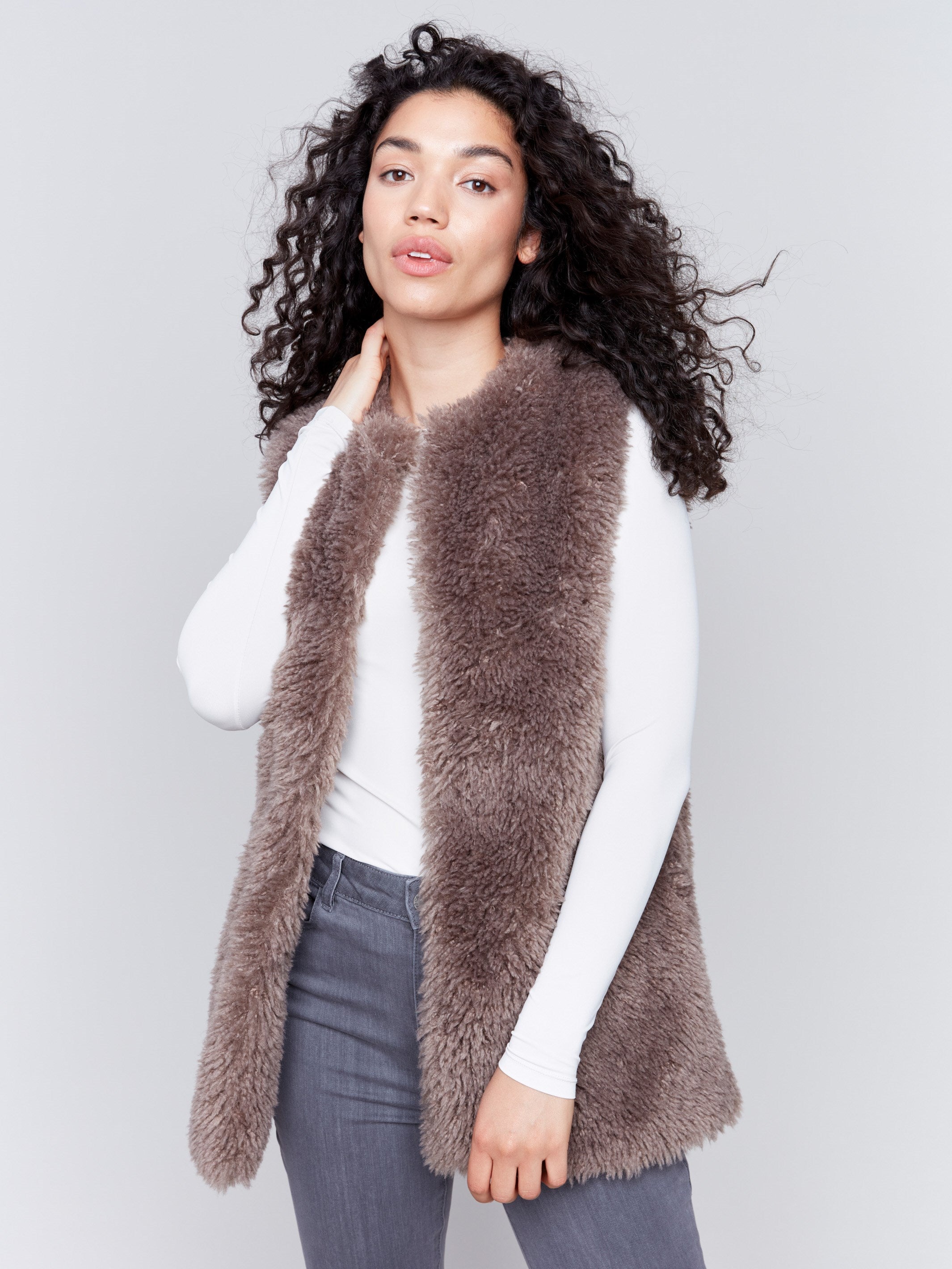 South Beach Faux Fur Coat Zalando Faux Fur Gilet
