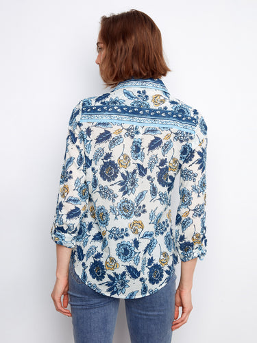 Featuring long sleeves, this floral shirt is both stylish and versatile, making it a great addition to your everyday wear by Charlie B.