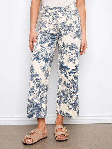 Designed with a chic cropped length, these pants add a modern touch to any wardrobe. Fashioned by Charlie B.