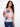 Linen blend floral print t-shirt featuring a stylish V-neckline, perfect for casual outings by Charlie B.