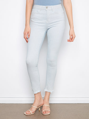 Experience the ankle-length cut of these jeans, perfect for showcasing your favorite footwear. Designed with care by Charlie B.