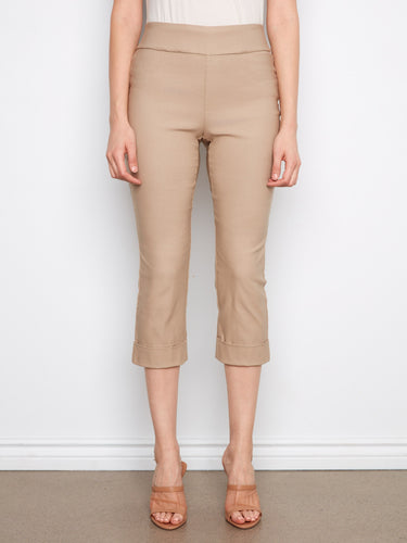 Enjoy the capri length style that offers both comfort and elegance, making these pants a versatile choice by Charlie B.