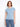 Blue semi-fitted top with ribbed texture, offering a chic and modern look. Perfect for casual outings or layering. By Charlie B.