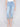 Charlie B Cropped Jeans with Embroidered Cuff - Light Blue - Image 2