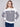 Charlie B Ottoman Cotton Funnel Neck Sweater - Nautical - Image 1