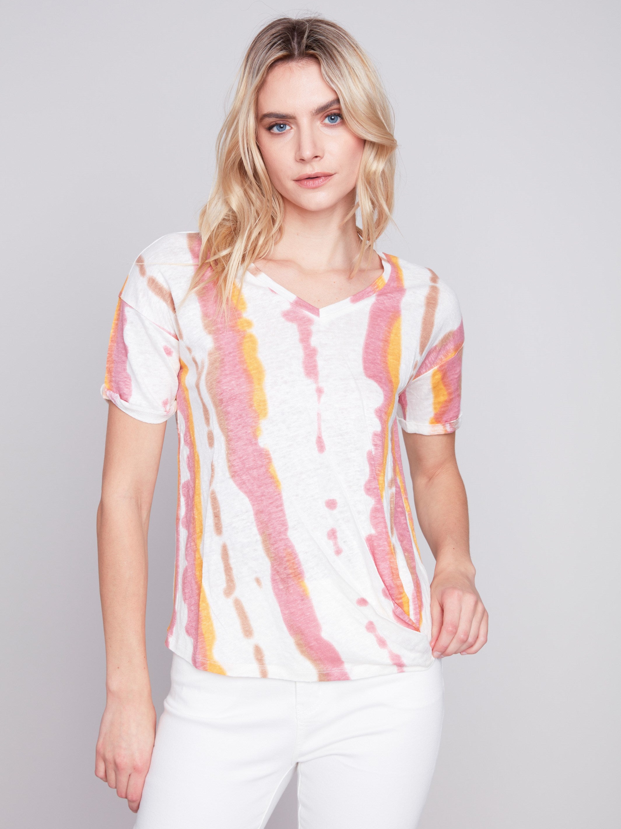 linen knot top
