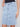 Charlie B Stretch Denim Skort with Frayed Hem - Bleach Blue - Image 2