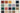 Seasonal color palette swatches