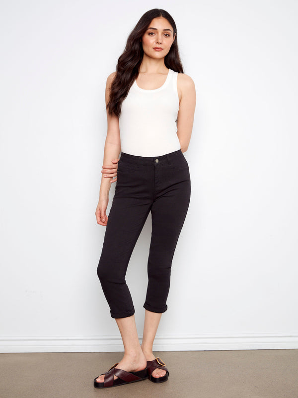 Women's Black Jeans & Gray Denim - Charlie B Collection