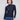 Elegant blue black top featuring a slim fit and intricate burnout pattern for a chic look by Charlie B.