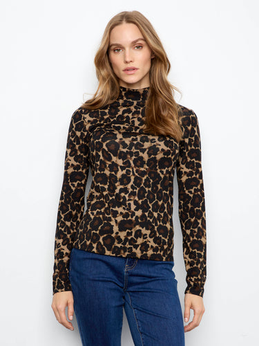 Bold leopard pattern brings an adventurous flair to your outfit. Enjoy the comfort of its soft stretch material by Charlie B.