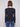 Chic black cotton blend top showcasing a modern slim fit with comfortable long sleeves by Charlie B.