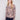 Astrology printed mesh top with slim fit, featuring a boat neckline and long sleeves for a chic look by Charlie B.