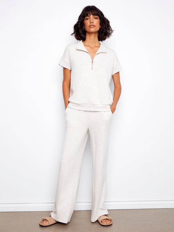 The long length of these pants adds elegance to your look, making them suitable for any occasion. Crafted by Charlie B.