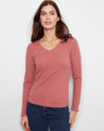 This top features a flattering V neckline, perfect for any occasion. Crafted with care and style by Charlie B.