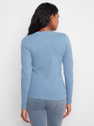 Crafted with ribbed texture, this piece adds unique detail to your outfit while maintaining versatility and grace by Charlie B.