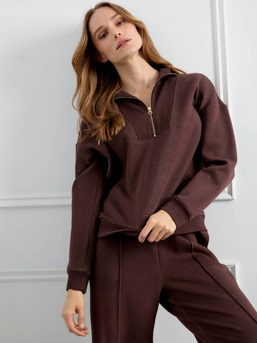 Soft scuba fabric offers luxurious comfort in every wear, making it a must-have addition to your wardrobe by Charlie B.