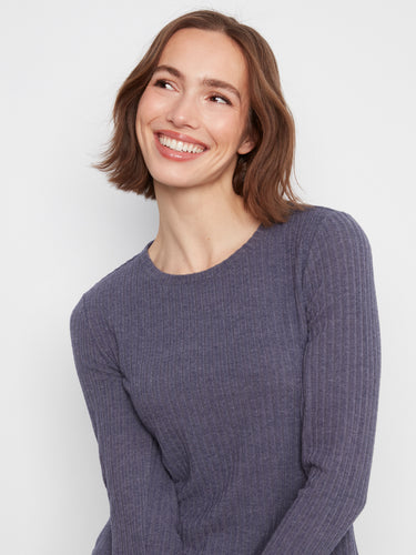 Crafted from brushed ribbed fabric, this top offers both texture and style, making it a versatile addition to any outfit by Charlie B.