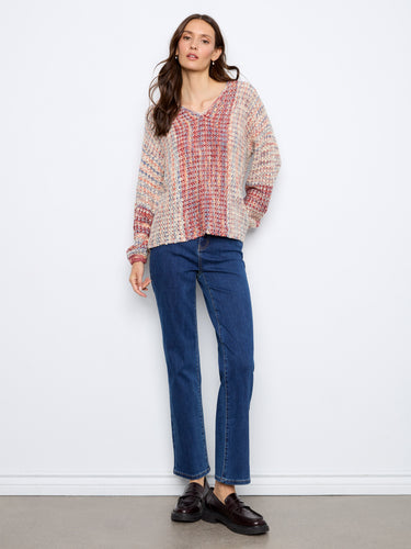 Featuring drop shoulders, this sweater adds a touch of effortless style to your wardrobe essentials by Charlie B.