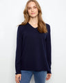 Elegant top featuring a flattering V-neckline, perfect for any occasion. Crafted with care and style by Charlie B.
