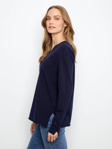 Featuring chic side slits, this garment adds a touch of modern flair to your wardrobe essentials. Designed by Charlie B.
