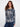 Chic blue and white sweater featuring a reversible design, offering versatile styling options by Charlie B.