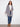 Long heather grey cardigan with stylish patch pockets and elegant stitching by Charlie B.