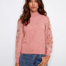 Elegant sweater featuring a mock neck design, perfect for adding a touch of sophistication to any outfit by Charlie B.