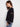 Stylish navy piece with embroidered back design that adds an artistic flair to your wardrobe essentials by Charlie B.