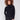 Black sweater featuring drop shoulders and chevron pattern, adding a relaxed fit by Charlie B.