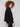 Stylish black sweater with ribbed cuffs and elegant chevron design by Charlie B.
