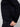 Elegant black cowl neck sweater with intricate chevron pattern and ribbed cuffs by Charlie B.