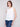 White linen tank top with a stylish crew neckline by Charlie B.