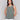 Celadon linen tank top with a high-low hem by Charlie B.